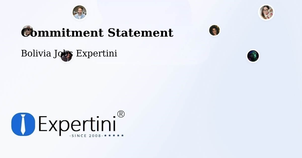 Corporate Commitment – Provincia Arani - Bolivia Jobs Expertini